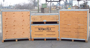 Plywood harvest bins