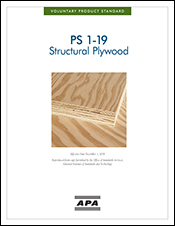 PS 1 Structural Plywood