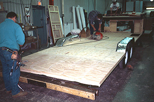 Plywood RV floor